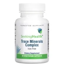 Вітамінно-мінеральний комплекс Seeking Health Комплекс мікроелементів без заліза, Trace Minerals Complex, Iron Free (SKH-52126)