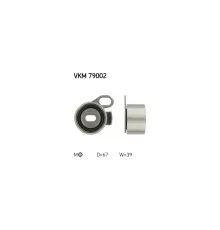 Ролик натягувача ременя SKF VKM 79002