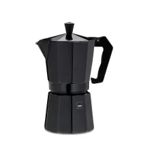 Гейзерная кофеварка Kela Italia 300 мл 6 Cap Black (10554)