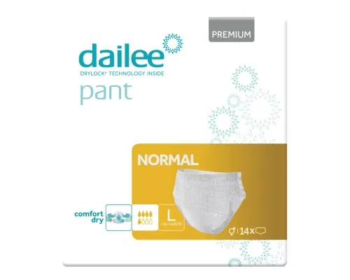 Подгузники для взрослых Dailee Pant Premium Normal L 14 шт (8595611625633)