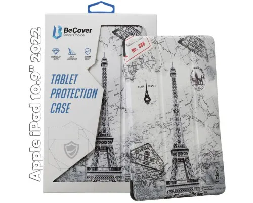 Чехол для планшета BeCover Smart Case Apple iPad 10.9 2022 Paris (709197)