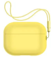 Чохол для навушників Armorstandart Silicone Case with straps для Apple Airpods Pro 2 Yellow (ARM68619)