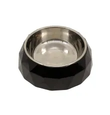 Посуд для собак KIKA Миска Diamond XL чорна (SDML991054XLJ)