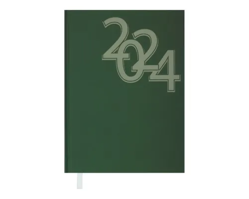 Еженедельник Buromax датированный 2024 OFFICE, А5 зеленый (BM.2164-04)
