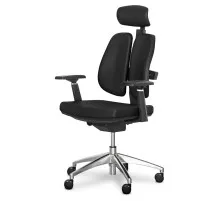 Офісне крісло Mealux Tempo Duo Black (Y-551 KB Duo)