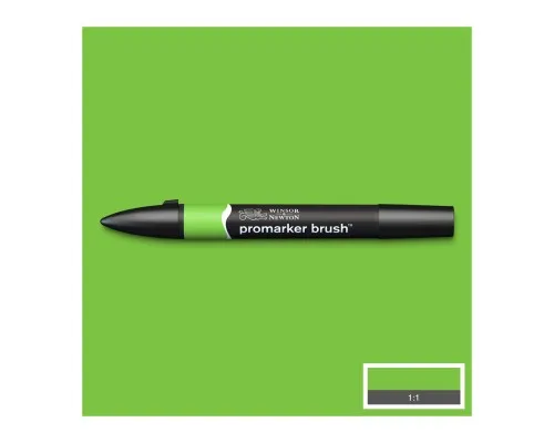 Маркер Winsor&Newton двусторонний Brushmarker, (G267) Ярко-зеленый (G267) (884955043158)