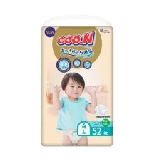 Підгузки GOO.N Premium Soft 9-14 кг Розмір 4 L На липучках 52 шт (F1010101-155)