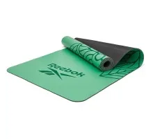Килимок для йоги Reebok Natural Rubber Yoga Mat зелений, мандала RAYG-11085GN (885652020930)