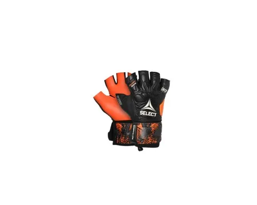 Воротарські рукавиці Select Goalkeeper Gloves Futsal Liga 609330-201 33 9 (201) Чорно-помаранчові (5703543212071)