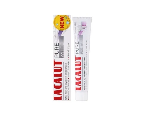Зубна паста Lacalut Pure White 75 мл (4016369696767)