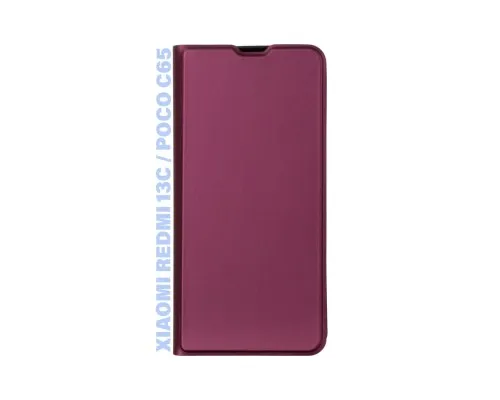 Чехол для мобильного телефона BeCover Exclusive New Style Xiaomi Redmi 13C / Poco C65 Red Wine (711196)