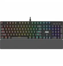 Клавиатура AOC GK500 RGB Outemu Red USB Black (GK500DR2R)