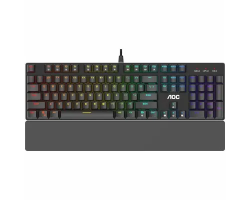 Клавиатура AOC GK500 RGB Outemu Red USB Black (GK500DR2R)