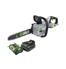 Ланцюгова пила EGO CS1411E KIT, 56В, шина 35см, 52лан, 3/8P, 1,1мм, акум. 2,5Ah + ЗП (F840022016)