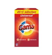 Пральний порошок Gama 3 in 1 Universal 3.25 кг (8435495837701)
