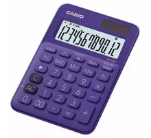 Калькулятор Casio MS-20UC-PL-W-EC, фіолетовий (CALC-CAS-MS-20UC-PL)