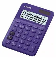 Калькулятор Casio MS-20UC-PL-W-EC, фіолетовий (CALC-CAS-MS-20UC-PL)