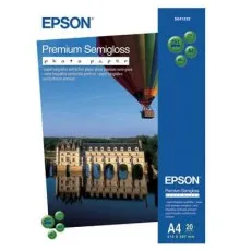 Фотопапір Epson A4 Premium Semigloss Photo Paper (C13S041332)