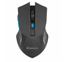 Мишка Defender Accura MM-275 Black-Blue (52275)