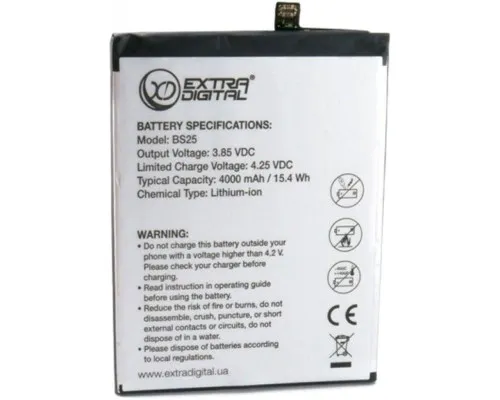 Акумуляторна батарея Extradigital Meizu M3 Max 4000 mAh (BMM6464)