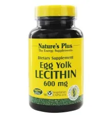 Вітамін Natures Plus Лецитин з Яєчного Жовтка 600 мг, 90 капсул (NAP-04173)