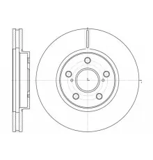 Тормозной диск REMSA 6862.10
