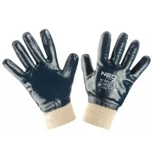 Защитные перчатки Neo Tools рабочие, хлопок с полным нитриловым покрытием, p. 8 (97-630-8)
