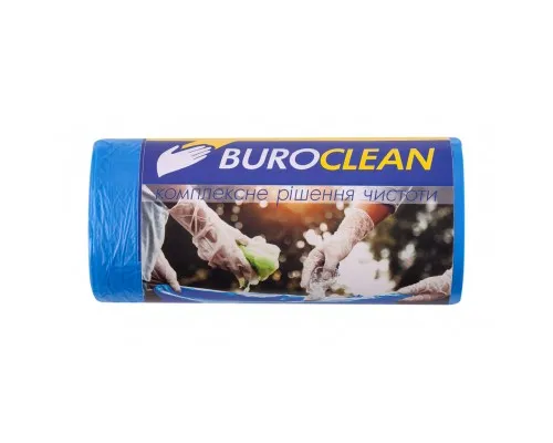 Пакети для сміття Buroclean EuroStandart сині 35 л 50 шт. (4823078977830)