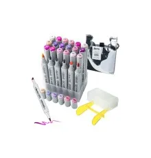 Художній маркер Arrtx Спиртові Oros ASM-03PL 24 кольори, фіолетові відтінки (LC302505)