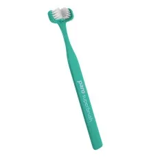 Зубная щетка Paro Swiss Superbrush трехсторонняя бирюзовая (7610458007242-turquoise)