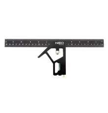 Угольник Neo Tools алюміній, 30 см, рукоятка з високою точністю нахилу (72-127)