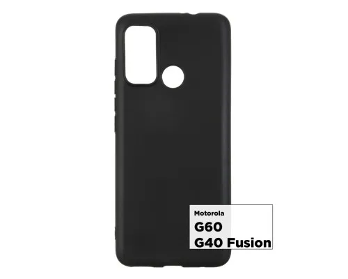 Чохол до мобільного телефона Armorstandart Matte Slim Fit Motorola G60 / G40 Fusion Black (ARM64732)