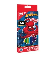 Олівці кольорові Yes Marvel.Spiderman 12 кольорів (290667)