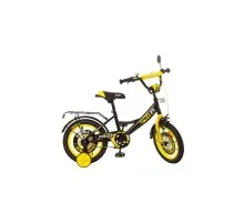 Дитячий велосипед Profi Original Boy 14" Чорно-жовтий (XD1443 black/yellow)