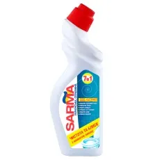 Средство для чистки унитаза Sarma 7 в 1 Чистота и блеск Лимон 750 мл (4820268100689)