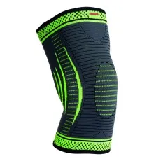 Фіксатор коліна MadMax MFA-284 3D Compressive knee support Dark grey/Neon green L (MFA-284_L)