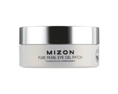 Патчі під очі Mizon Pure Pearl Eye Gel Patch Гідрогелеві З екстрактом білих перлів 60 шт. (8809579273158)