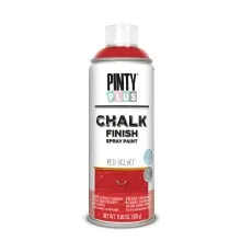 Краска-аэрозоль Pintyplus на водной основе Chalk-finish, Красный бархат, 400 мл (8429576235609)