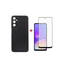 Чехол для мобильного телефона Dengos Kit for Samsung Galaxy A05s (A057) case + glass (Black) (DG-KM-09)