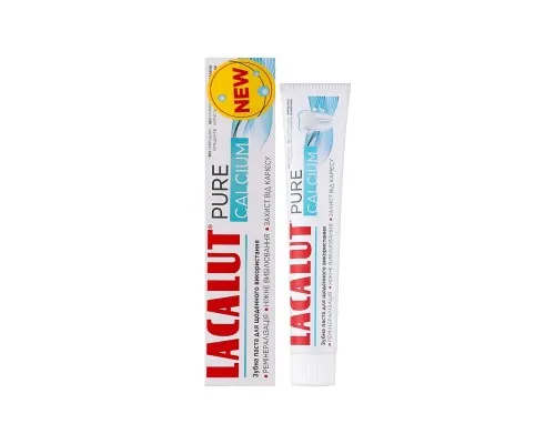 Зубна паста Lacalut Pure Calcium 75 мл (4016369696668)