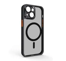 Чохол до мобільного телефона Armorstandart Unit MagSafe SE Apple iPhone 15 Black Orange (ARM75361)