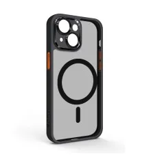 Чохол до мобільного телефона Armorstandart Unit MagSafe SE Apple iPhone 15 Black Orange (ARM75361)