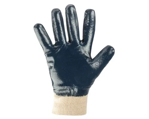 Захисні рукавички Neo Tools робочі, бавовна з повним нітриловим покриттям, р. 9 (97-630-9)