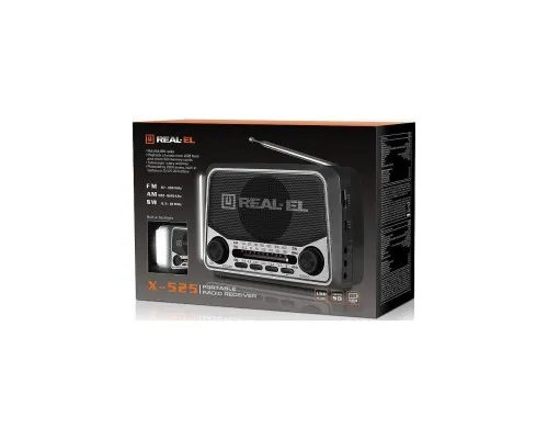 Портативний радіоприймач REAL-EL X-525 Grey