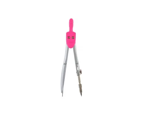 Циркуль Economix з запасними грифелями та адаптером, рожевий (E81422)