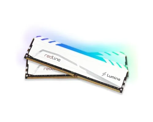 Модуль памяті для компютера DDR4 16GB (2x8GB) 3600 MHz Redline Lumina RGB White Mushkin (MLB4C360JNNM8GX2)