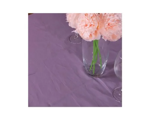 Скатертина MirSon Рогожа №214 Lavender 130x260 см (2200006738374)