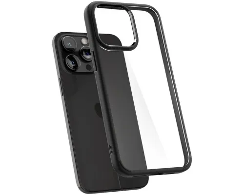 Чохол до мобільного телефона Spigen Apple iPhone 15 Pro Ultra Hybrid Matte Black (ACS06713)