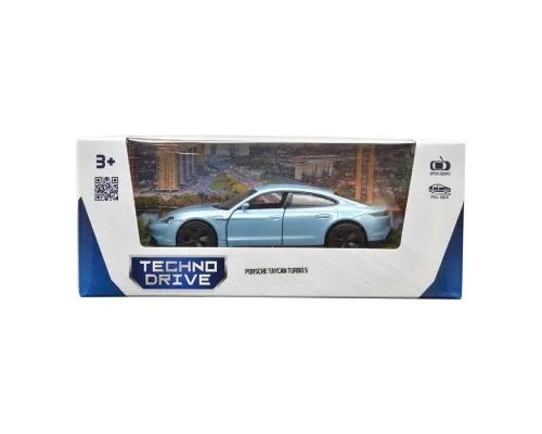Машина Techno Drive Porsche Taycan Turbo S синий (250335U)