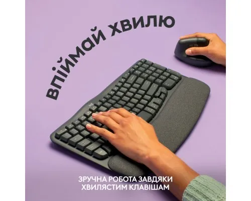 Клавіатура Logitech Wave Keys Bluetooth/Wireless Black (920-012304)